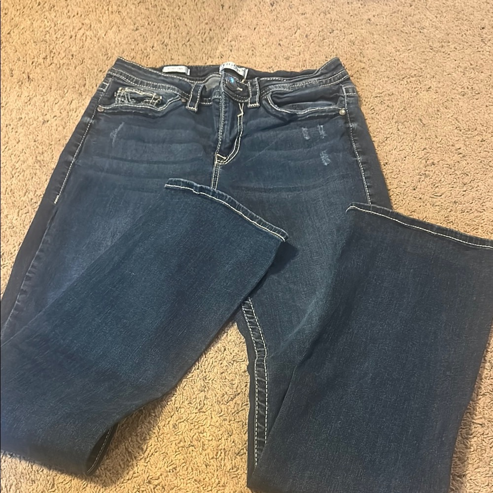 Vigoss Blue Boot Cut Jeans Classic Style